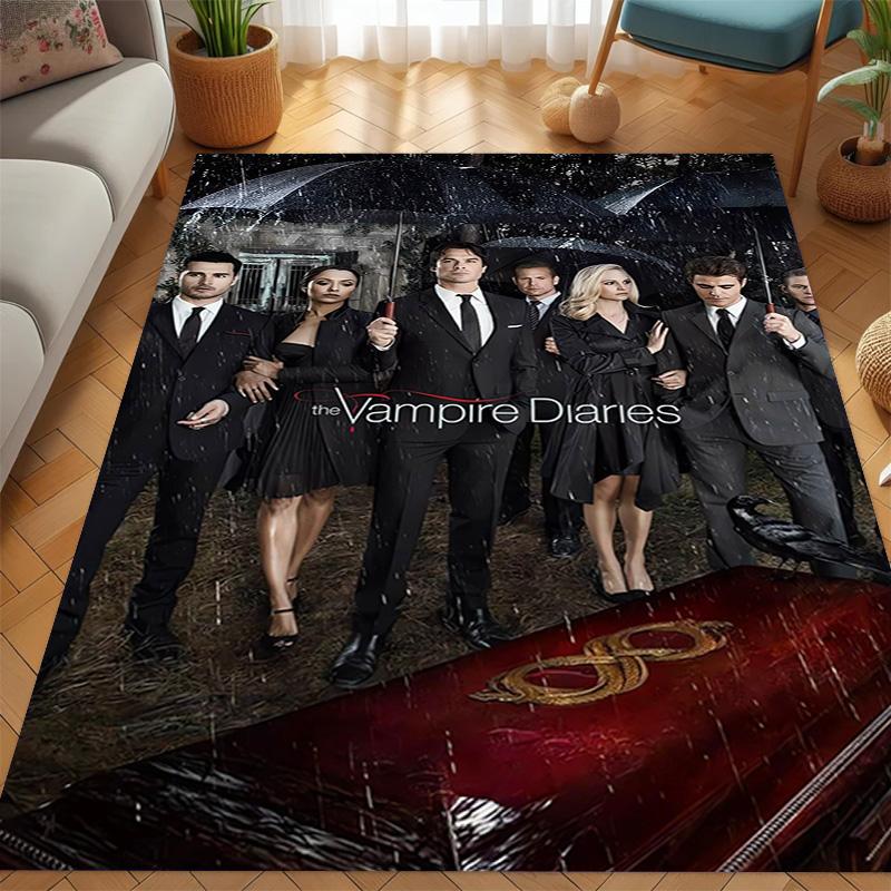 Vampire Diaries: Rainy Night Gathering carpet Suitable for all seasons Home Decor Room Christmas gifts Dormitory decoration