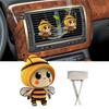 Little Bee Car Vent Clip Air Freshener Cute Auto Interior Perfume Holder for Car AC Vents Bee Shape Car Accessories
