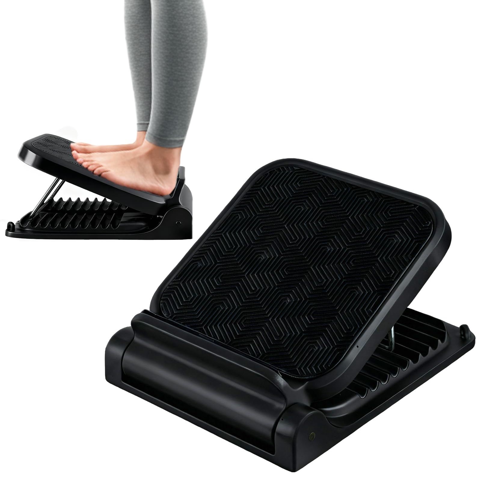 

Легкая домашняя тренировка Доска для растяжки с 9 регулируемыми положениями, Нескользящая, и грузоподъемностью 400 кг, Идеально подходит для домашней йоги и пилатеса, Черный