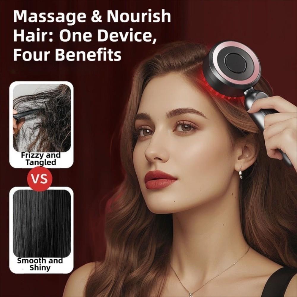 Multifunctional Electric Hair Brush and Scalp Massager Vibrating Head Relaxation Tool Mother'S Day