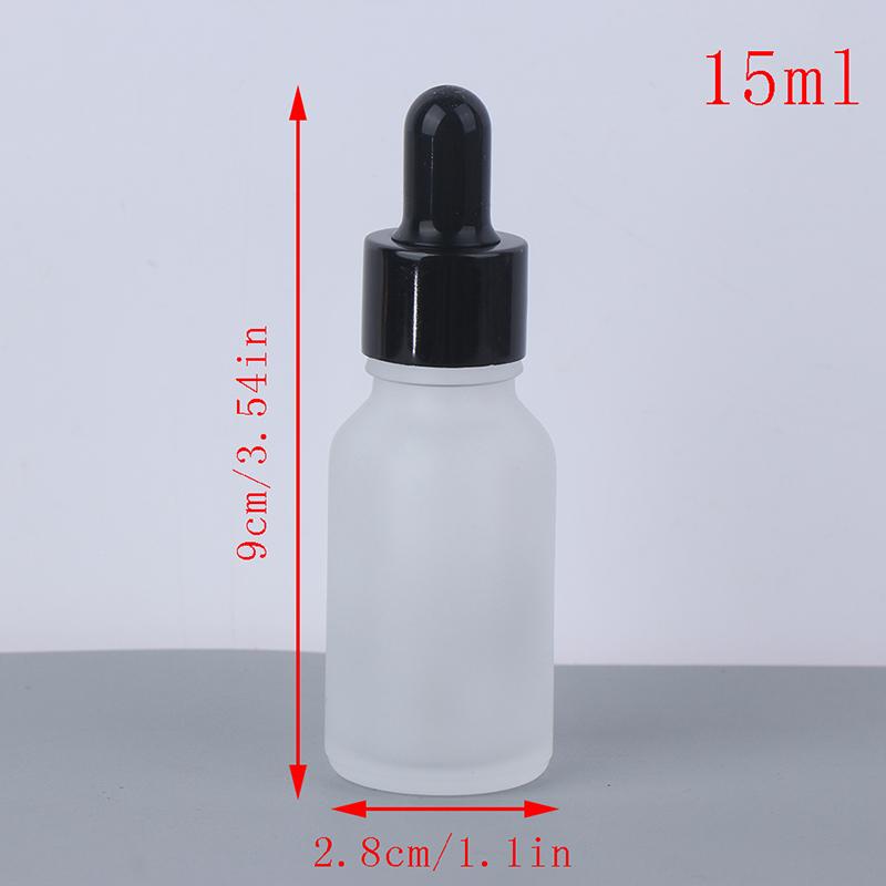 Tomma läppglansrör med frostat droppglas, bärnstensfärgad glasaromaterapivätska för eterisk massageolja, pipett, återfyllningsbar flaska 5-30ml