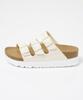 Birkenstock Florida III Flex Platform Birko-Flor Sandal EGGSHEL 1029751