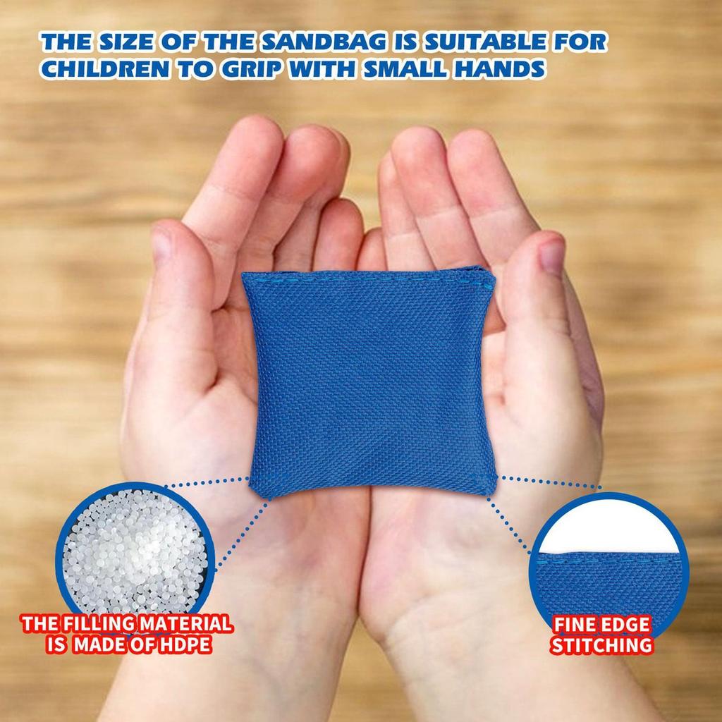 Bean Bag Game Sets Kids Bean Bag Toss Game Interactive Cornhole Board Outdoor Toys For Boy Girls School Camping Birthday