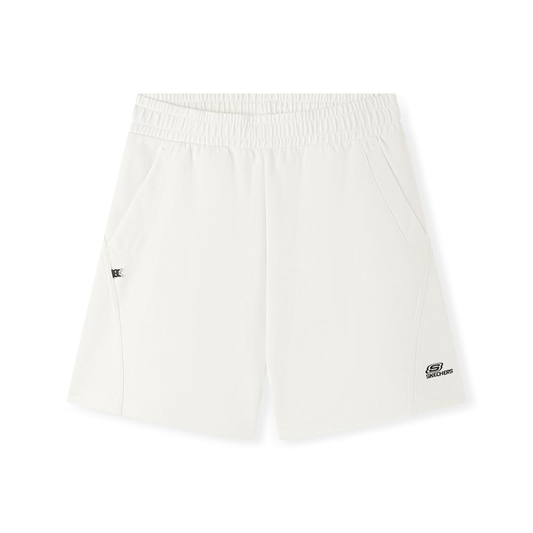 Skechers Cute Pet Series Elastic Waist Mid-Rise Knitted Casual Shorts Women shorts L226W021-0074 S