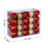 40PCS Durable Plastic Christmas Ball Set Multicolor 6cm Christmas Tree Balls Suspensable Xmas Baubles Storefront
