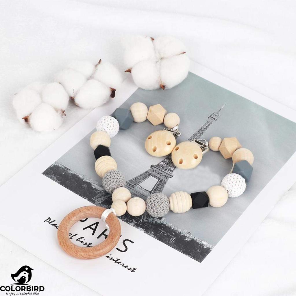 COLORBIRD Wood Beads Handmade Accessories Parts Crafts Necklaces Craft Supplies Bead Accessories (25mm 25pcs)