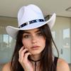 European Wool Rolled Design Unisex Sun Hat For Outdoor Travel