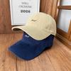 Retro Texture Washed Cotton Soft Top Cap Simple Small Letter Embroidered Baseball Cap Men and Women Daily Shopping Autumn and Winter