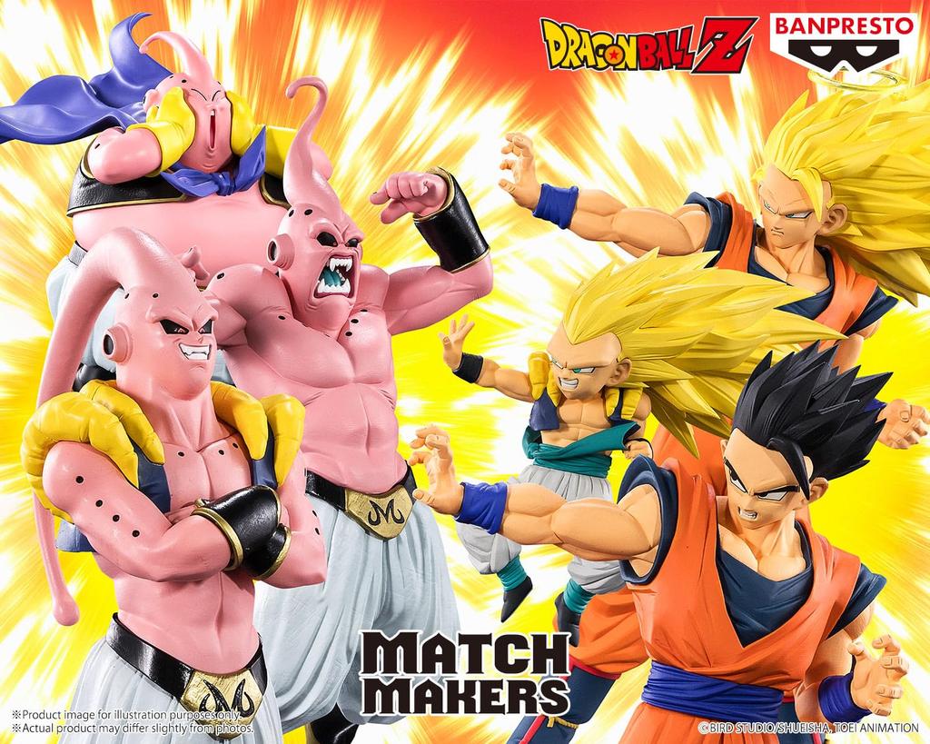 Banpresto Dragon Ball Z Majin Buu Super Saiyan 3 Son Matchmaker Figure (vs. Goku)