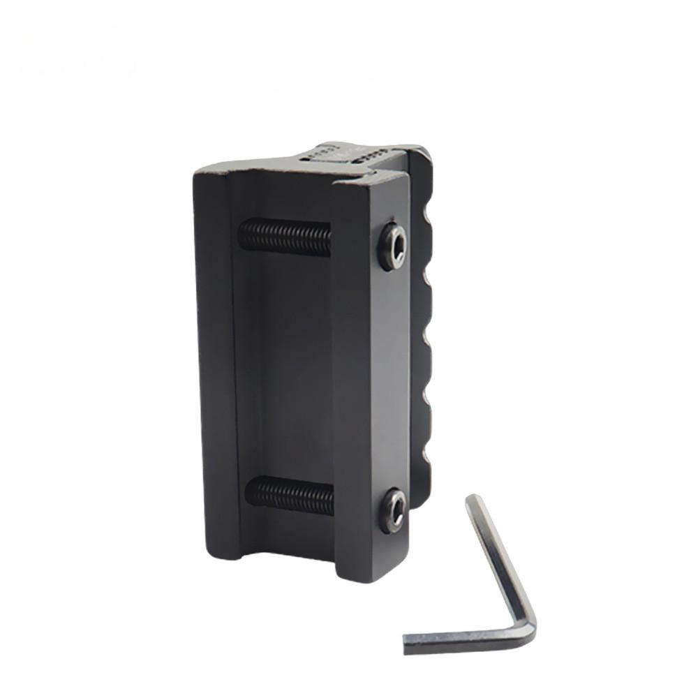 60mm Verstellbare Metall 5-Schlitz Höhenerhöhungsklammer, 21mm Picatinny/Weaver Schienenbasis