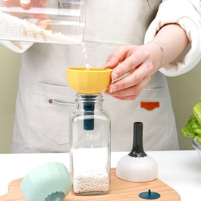 Mini Funnel Home Liquid Dispensing Kitchen Tools Cooking Assistant Oil Spill Filter Large Diameter Pour Wine Separation