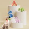 Lovely Dinosaurs Squeaky Dog Chew Toy for Interactively Fun Playing Anxiety Reliefs with Chew Resistant Easyly Washing