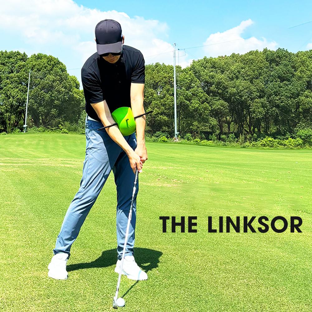 Ajutor pentru antrenamentul leagănului de golf, din aliaj de aluminiu și PU, pentru antrenamentul leagănului, minge de antrenament pentru leagăn de golf, conexiune R2Q5