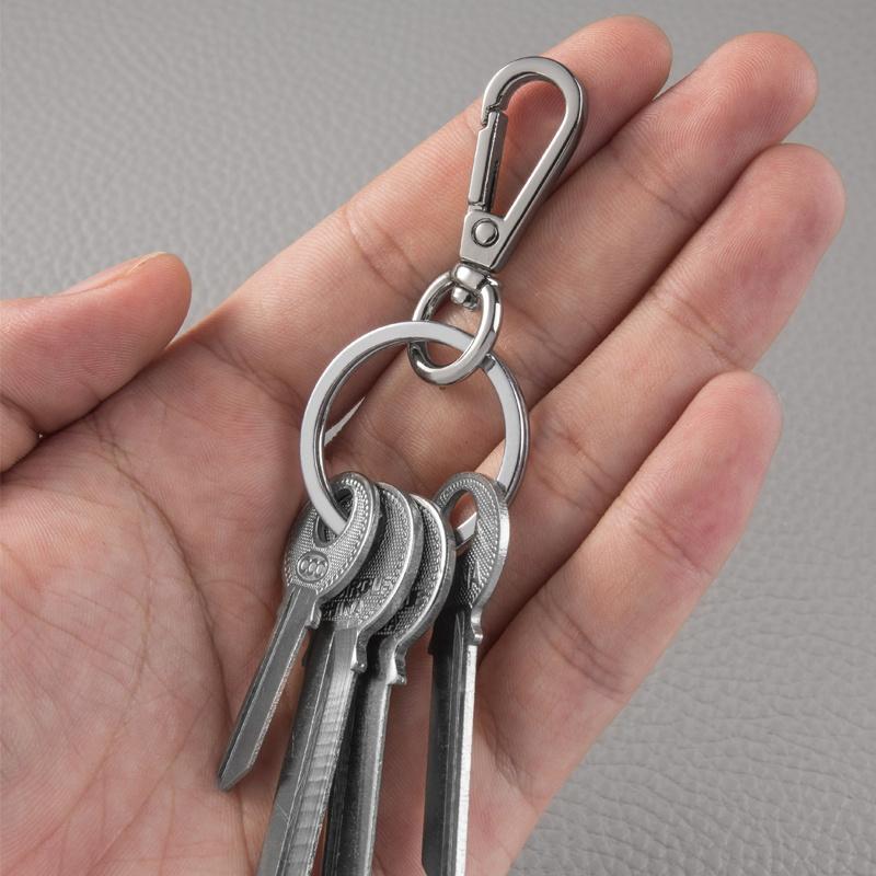 10Pcs Swivel Lobster Clasps, Classic Swivel Trigger Snap Hooks, Push Gate Snap Hook Bag Clips for Lanyard DIY Outdoor Keychain
