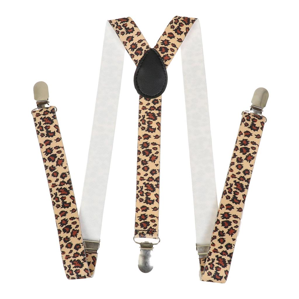 Unisex Y Back Suspenders 3 Clips Adjustable Elastic Braces
