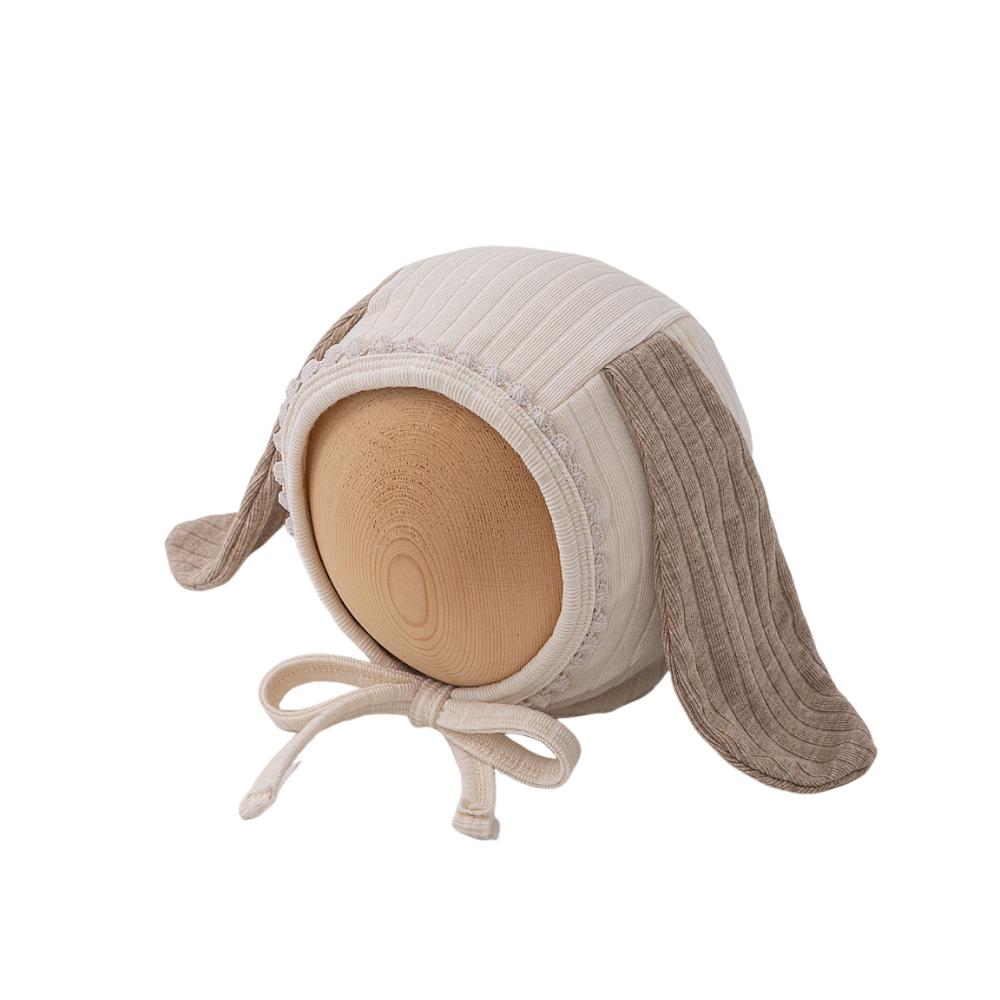 

Cute Baby Ear Protection Hats Sweet Baby Fetal Cap Korean Infant Bonnet Hat Photography Props