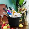 Beverage Ice Bucket Stainsless Steel Champagnes Bucket Beverage Tub Drink Coolers Wine Supplies for Restaurant