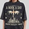 A Book a Day Dragon, Books & Dragons Shirt, Dragon Fantasy Shirt, Book Club Tee, Comfort Colors Tee, Dragon Rider Fan Merch, Librarian Gift