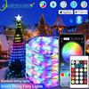 LED String Light Smart Bluetooth App Control Garland Waterproof Outdoor Fairy Lights For Christmas Holiday Party Birthday Decor