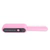 Portable Cordless Anion Hair Straightener Brush Folding Rechargeable 9 Temp Settings Hair Straightener Comb