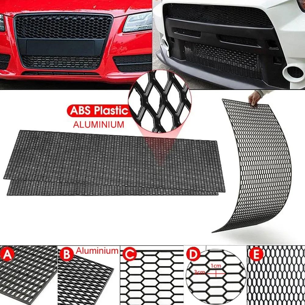 120x40cm Grill Honeycomb Hexagon Mesh Grille Universal Hood Vent Racing Grills ABS Plastic Spoiler Bumper Vents