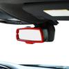 JeCar Interior Rear View Mirror Cover Trim for Dodge Challenger 2015-2020 for Dodge Charger 2010-2020 for Dodge Ram 2010-2017 (Red)
