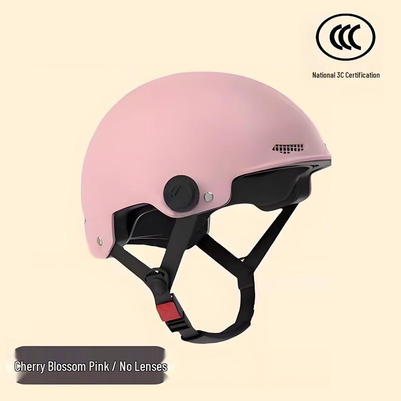 Certified 3C Electric Motorcycle Helmet: Retro, Breathable, All-Season, Lightweight for Men and Women