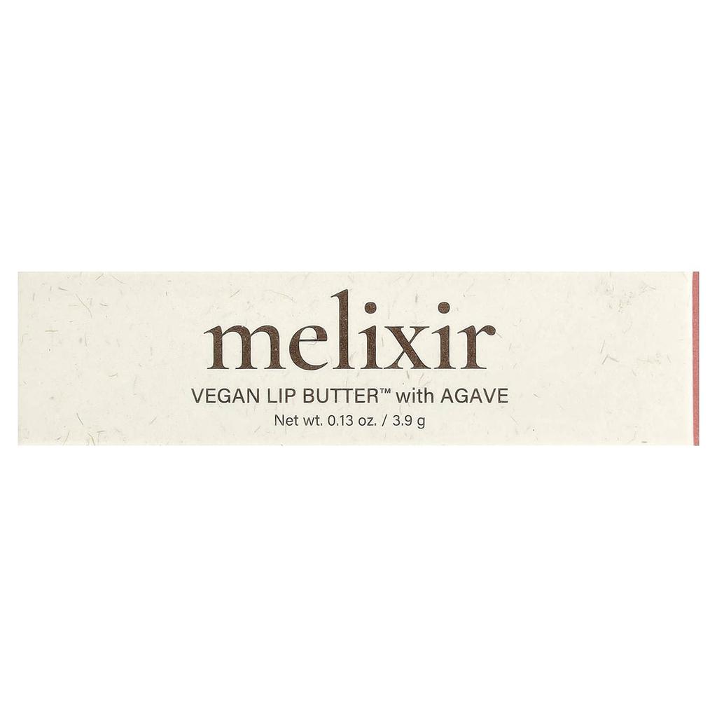 Melixir, Vegan Lip Butter™, with Agave, 02 Nude Crumble, 3.9 g (0.13 oz)