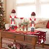 Nutcracker Decor Wooden Nutcracker Statue Christmas Desk Ornament For Table Centerpiece Festive Display Party Home Mantel