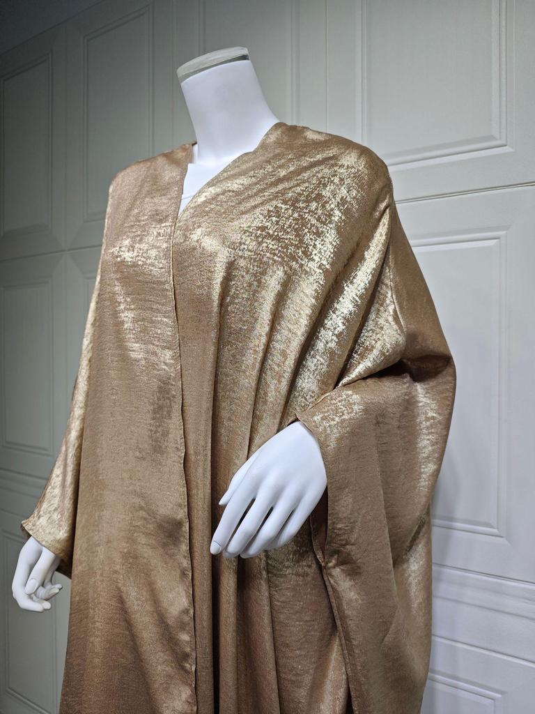 Bescheidener Übergrößen-Abaya-Cardigan für Damen - Nahöstliche und westliche Stile