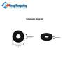 Shock-Absorbing Silicone Washer Pad Gasket – Soft Rubber Flat Sealing for M4, M5, M6, M8, M10.