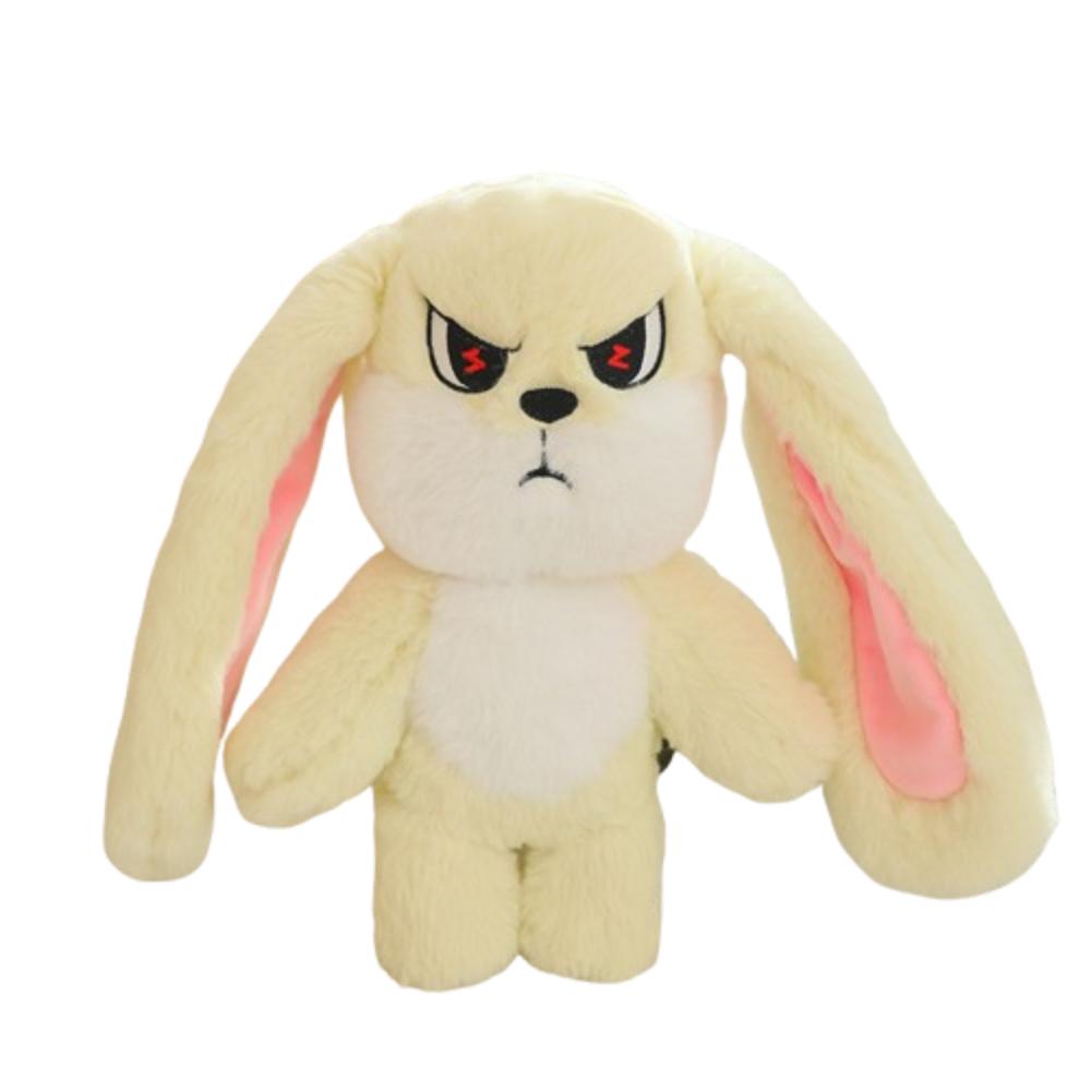 

PP Cotton Emoticon Rabbit Plush Toy Head Can Rotated Face Changing plush toys Kids Childern