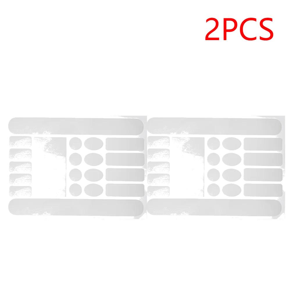 3/2/1pc Bicycle Protective Sticker Scratch Resistant Mountain Bike Frame Front Fork Protective Film Chain Frame Safety Protector