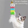 Automatic Lifting Electric Door Hanging Toy Funny Self-Entertainment Toy  Cat Teasing Artifact