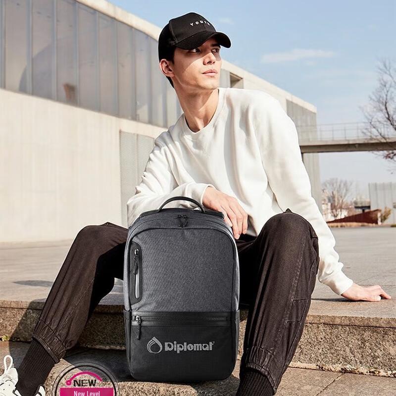 Diplomat Men s Business Casual Backpack (HM-1907L Upgraded)