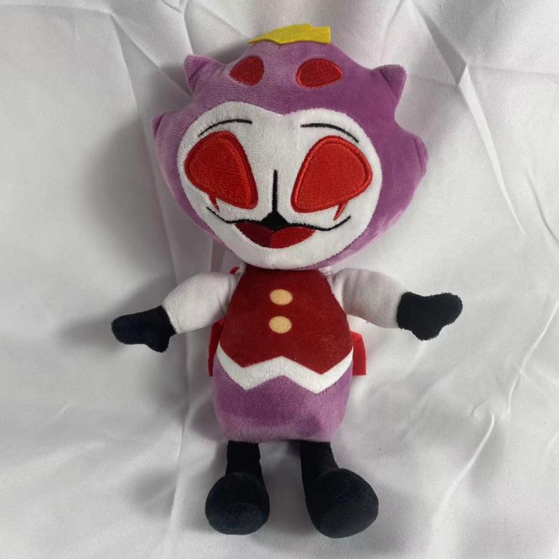 Animation HELLUVA BOSS THE CIRCUS Plush Toy Evil Boss Demon Doll Compared To Prince Leeds