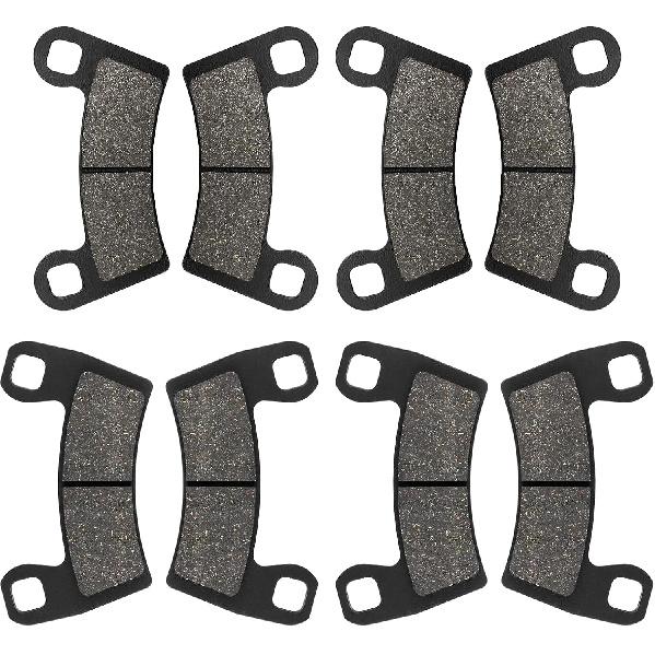 ZICOO Front And Rear Brake Pads For Polaris RZR 900 2015-, RZR 900 S, RZR 900Trail /Trail S, RZR 1000 S/Trail S