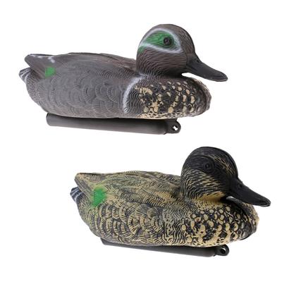 2ks Lifelike Duck Plávajúce Poľovníctvo Streľba Drake Decoy Záhradná dekorácia