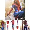 Fantasia Cosplay do Homem-Aranha Sexy Macacão Para Mulheres Roupa de Festa de Halloween