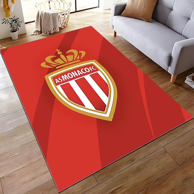 AS Monaco FC Logo Carpet suitable as a non-slip mat for the living room or bedroom sofa
