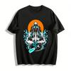 Biohazard Gas Mask Cool Print Casual Top Pure Cotton T-shirt