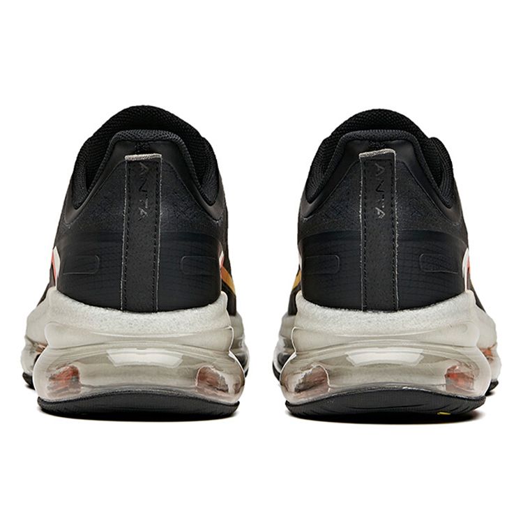Anta Running Series Bubble Full-Length Air Cushion Low-Top Running Shoes Men sneaker Black White 912045500-4