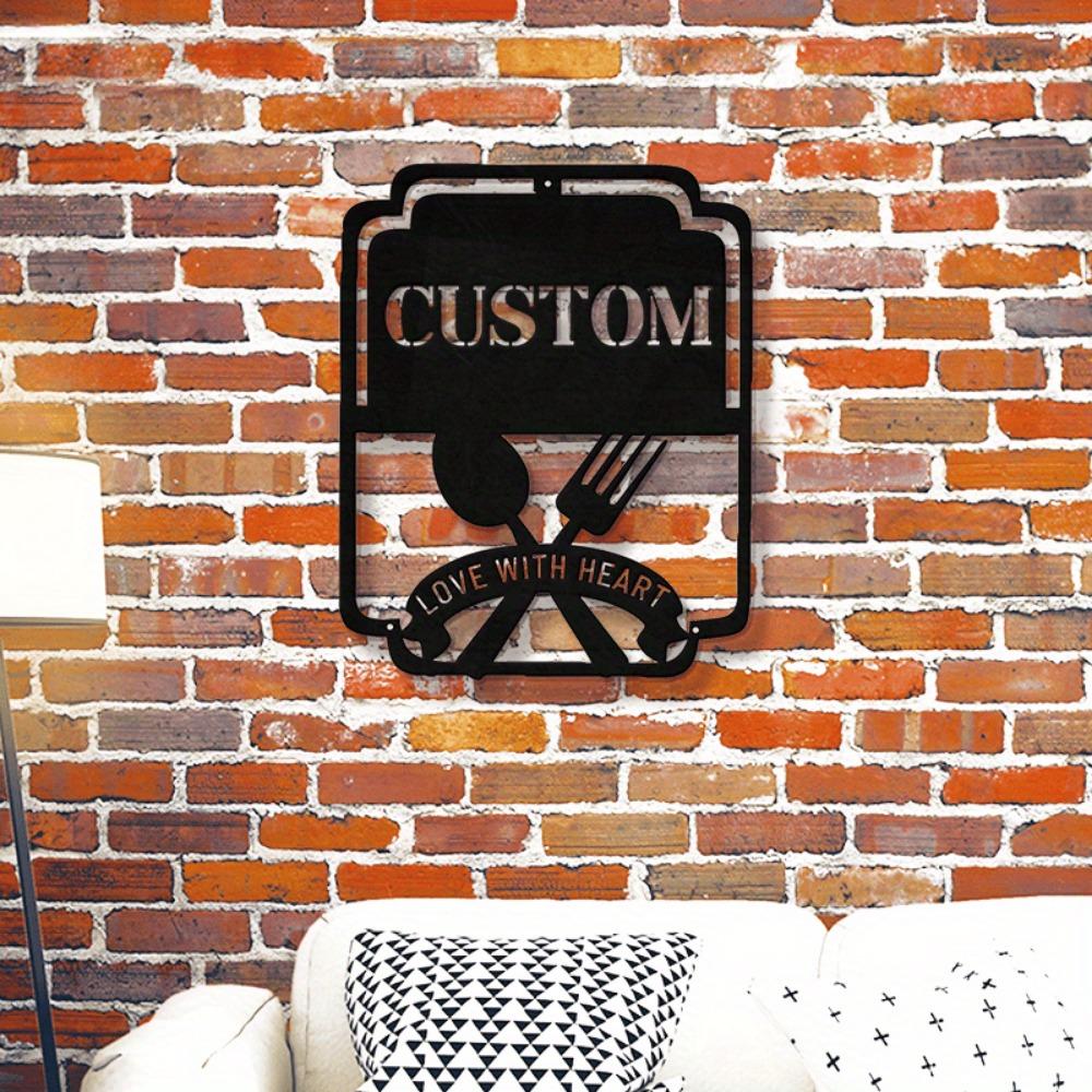 Vintage Metal Wall Art Sign Home Decor Kitchen Plaque Farmhouse Style Gift