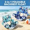 1Pc Heavy-Duty Inflatable Pool Chairs & Noodles – Blow-Up Lounge for Adults, Lake, Beach, Backyard Parties Floating Chair Set