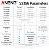 Aneng SZ856 Digital Multimeter 6000 Counts Anti-burn AC/DC Voltage Current Tester NCV Capacitance Temperature Meter High Precision Electrician Tools