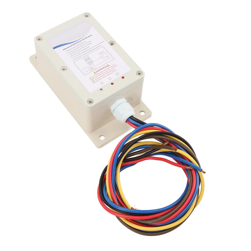 RV Air Conditioner Soft Start 1.25 Tons Capacity 15000 BTU Cooling Power Water Resistant RV AC Soft Start Kit for