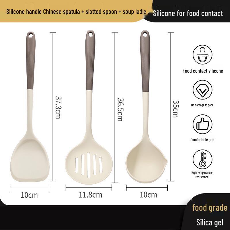 Silicone Oil-Separator Soup Spoon for Kitchen Use