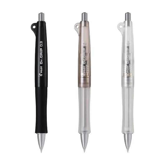 PILOT Dr.Grip Classic Mechanical Pencil, 0.3mm, Clear Beige (HDGC13CBE) - Ergonomic Design for Neck, Shoulder, and Arm Comfort, Award-Winning