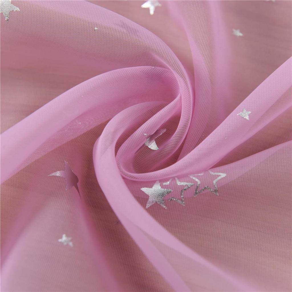 Star Sheer Curtain for Bedroom & Living Room - Trendy Design