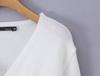 European and American style, new women's clothing, foreign style, versatile V-neck wrap-up knitted short sweater top
